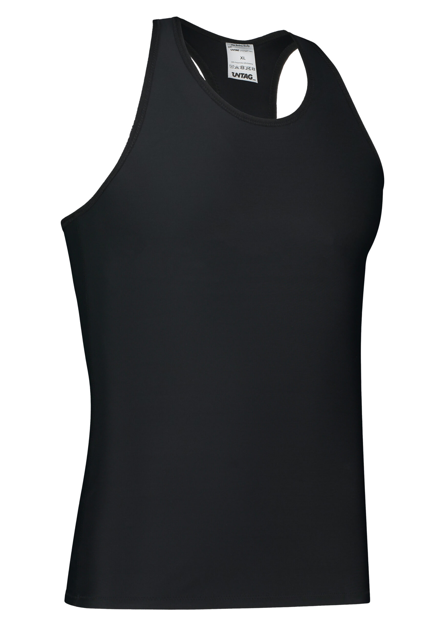 Untag – Lang Tank Shirt Binder – Sort